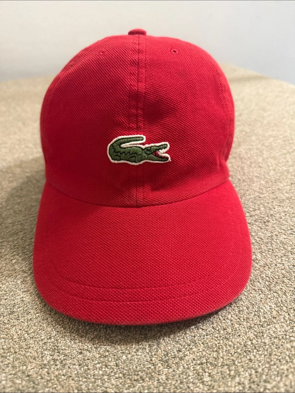 Lacoste bold red